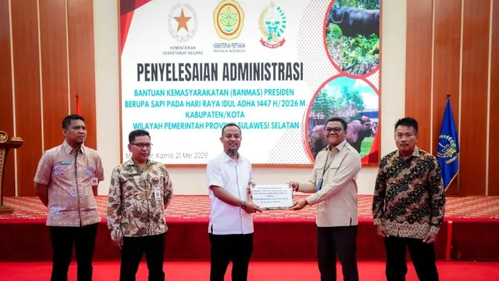 Sulsel Kebagian 25 Sapi Kurban Presiden Prabowo, Gubernur Andi Sudirman: Akan Disalurkan ke Wilayah Prioritas pemprov sulsel