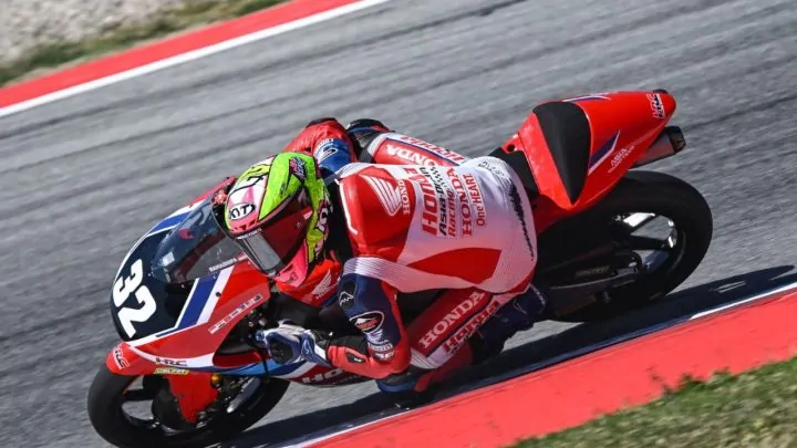 Podium Perdana Ramadhipa Warnai Debut Moto3 Junior di Spanyol Ramadhipa Moto3 Junior