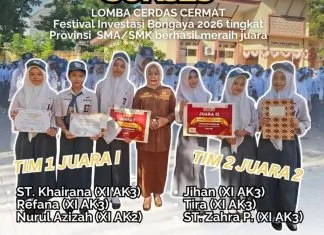 Hebat! SMKN 6 Makassar Borong Juara di Festival Investasi Bongaya 2026