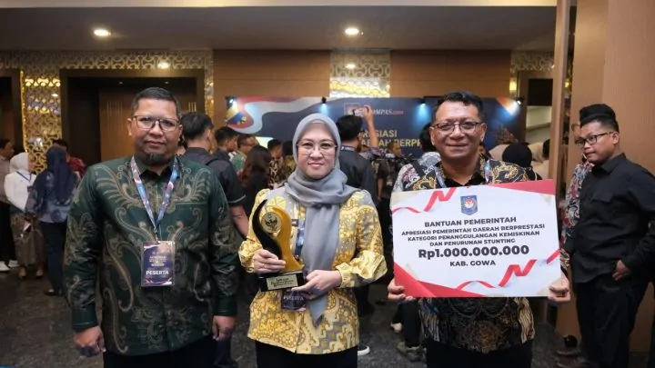 Gowa Raih Penghargaan Kemendagri, Komitmen Tekan Kemiskinan dan Stunting Berbuah Prestasi