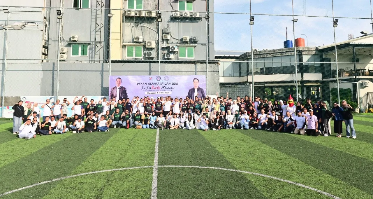 Serikat Pekerja Pegadaian Makassar Gelar Pekan Olahraga dan Seni Peringati Hari Buruh Internasional