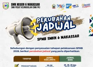 SPMB SMKN 6 Makassar 2026