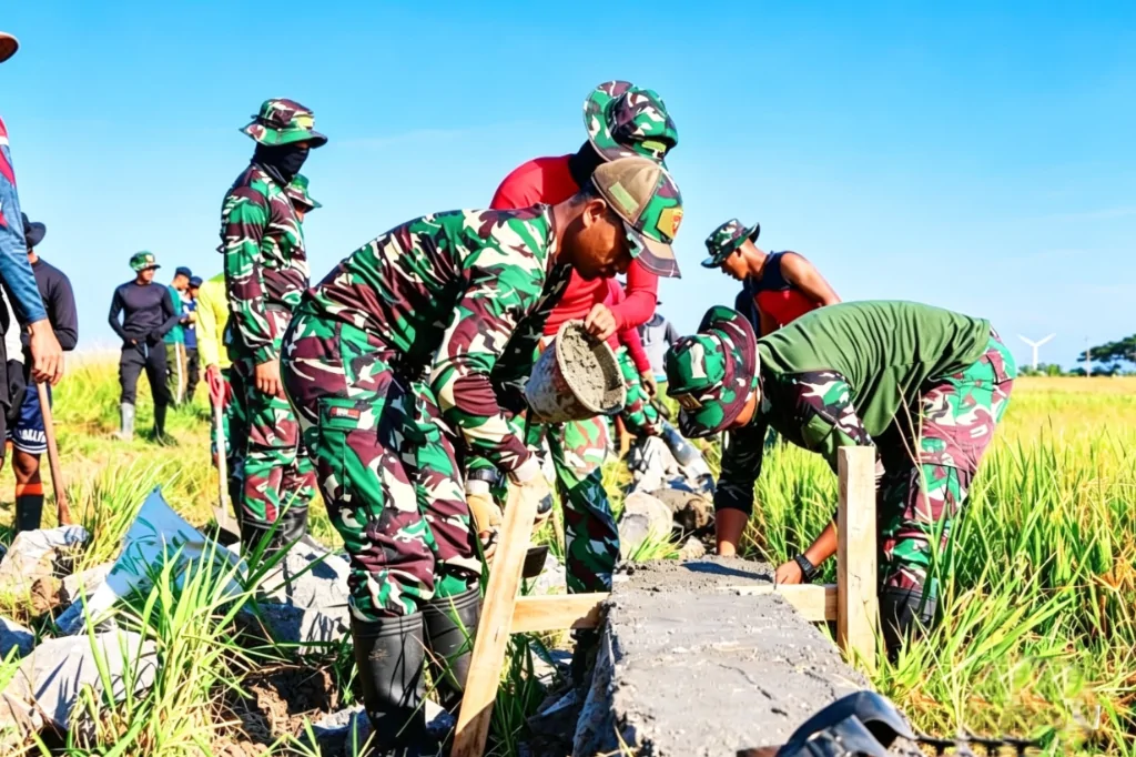 Jejak Satgas TMMD Ke128 di Tanah Turatea, Merajut Harapan, Hadirkan Kepastian Ekonomi Warga Pelosok Desa