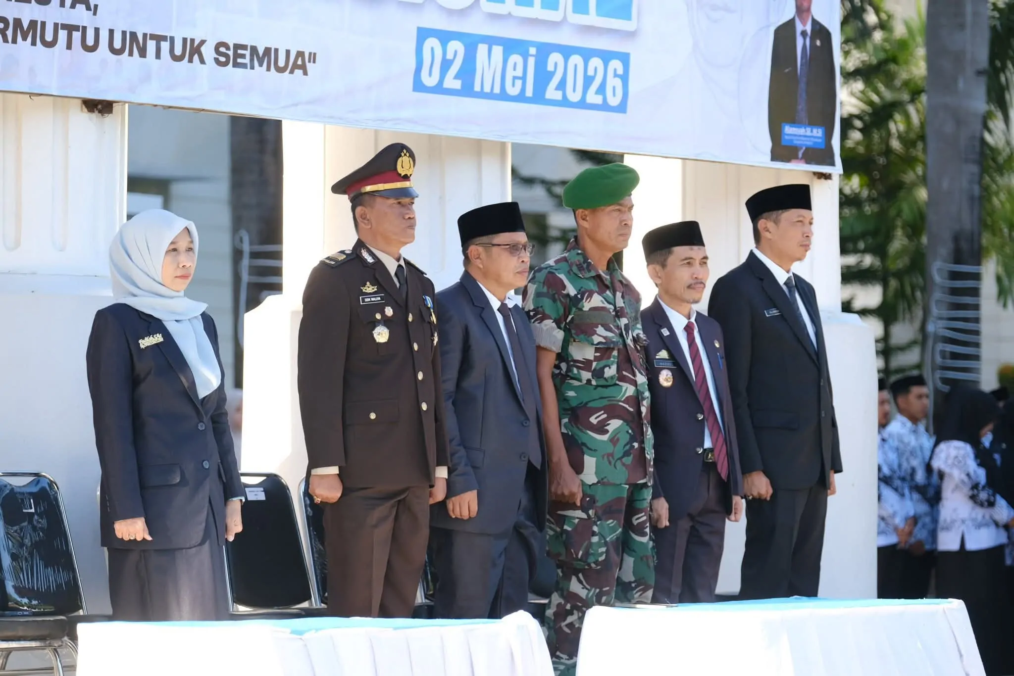 Upacara Hardiknas, Bupati Tegaskan Komitmen Pemkab Jeneponto Mencetak Generasi Emas