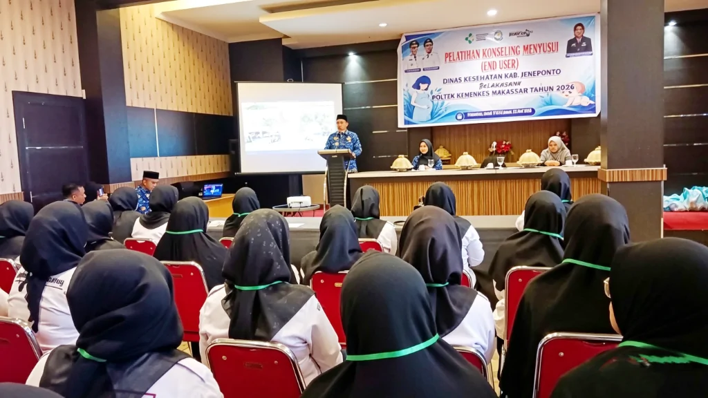 Buka Pelatihan Konseling Menyusui, Bupati Jeneponto Tegaskan Jangan Hanya Seremonial, Tapi Beri Manfaat Nyata