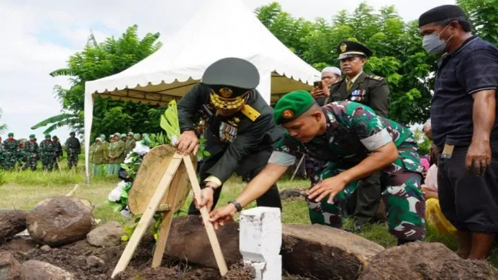 Kasdam XIV Hasanuddin Tak Kuasa Menaha Haru, Kenang Sosok Kolonel Inf Muharwen, Sahabat Sejak Awal Mengabdi Kasdam XIV Hasanuddin