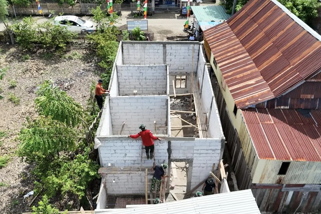 TMMD ke-128, RTLH di Arungkeke Capai 55 Persen, Rumah Tak Layak Berubah Jadi Hunian Layak