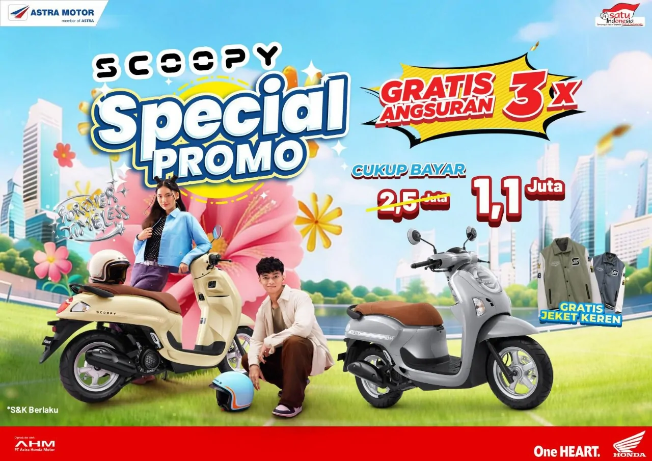 Asmo Sulsel Tawarkan Promo Motor Sport dan Scoopy Sepanjang Mei 2026, Jangan Sampai Ketinggalan