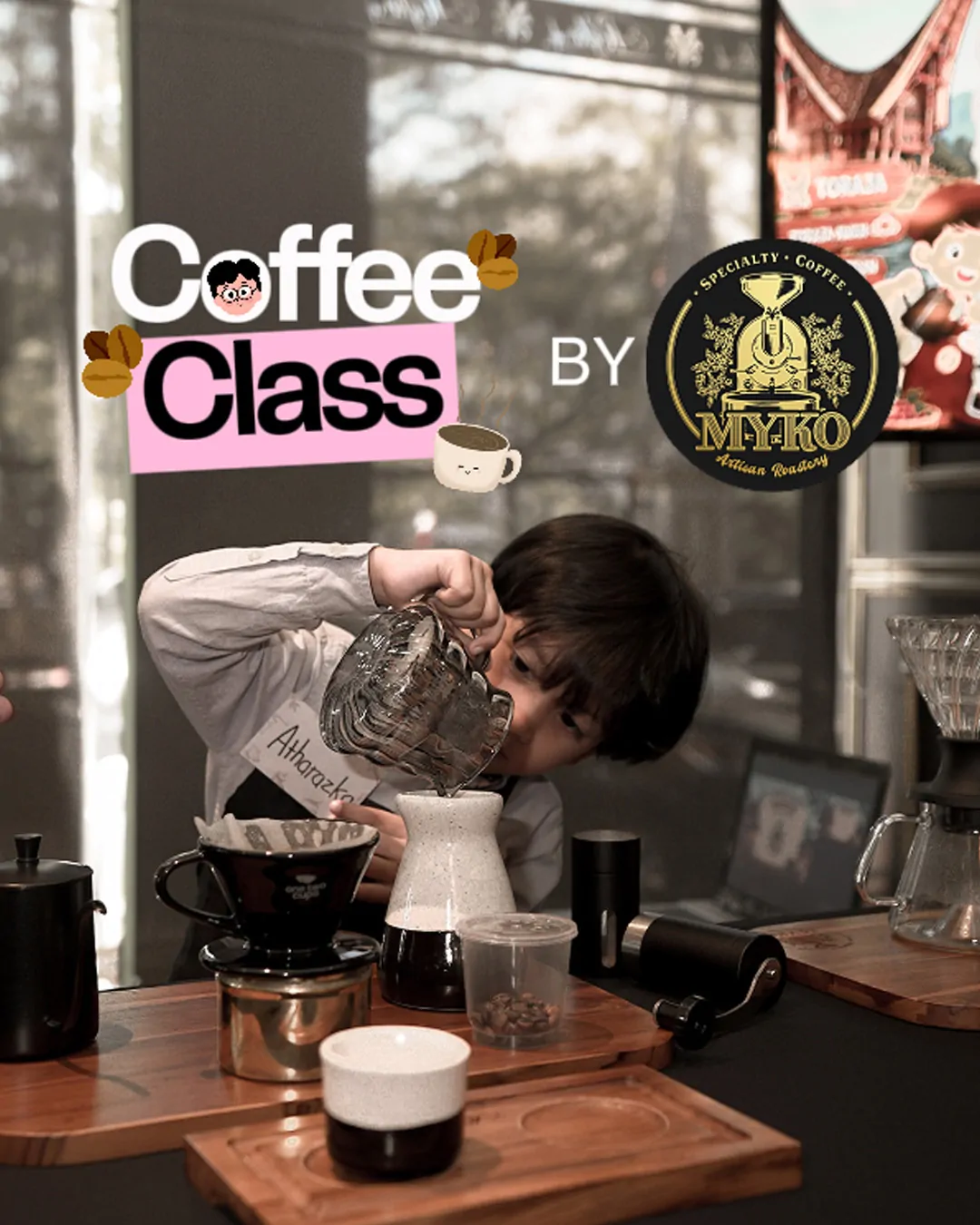 Coffee Class for Kids di Myko Cafe, Mengenalkan Dunia Kopi dengan Cara yang Menyenangkan