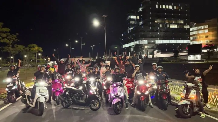 Asmo Sulsel dan HASCI Makassar Gelar Night Ride, Pererat Solidaritas Komunitas Honda Stylo Night Ride Honda Stylo