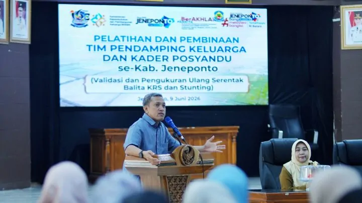 Wujudkan Target Percepatan Penurunan Stunting, Ribuan Kader Posyandu dan TPK Jeneponto Ikuti Pelatihan Khusus Wujudkan Target