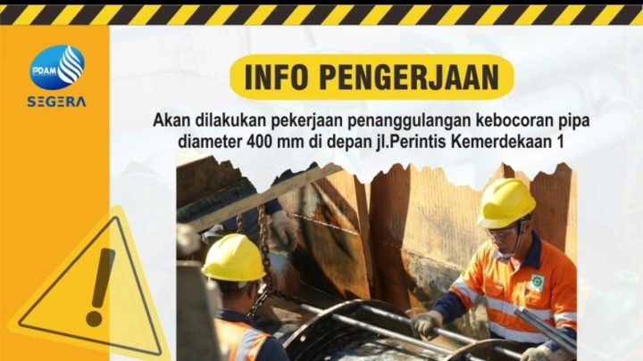 PDAM Makassar Lakukan Pekerjaan Darurat Kebocoran Pipa, Sejumlah Titik Terdampak PDAM Makassar
