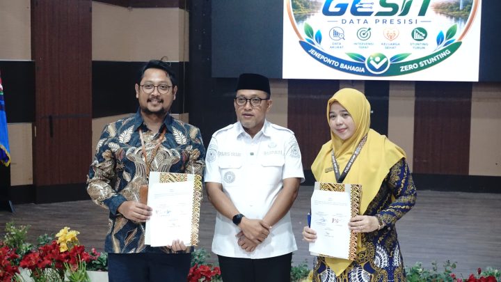 Jeneponto Perkuat Langkah Cegah Stunting, Gerakan Orang Tua Asuh dan Inovasi Barcode Peduli Resmi Diluncurkan Jeneponto Perkuat