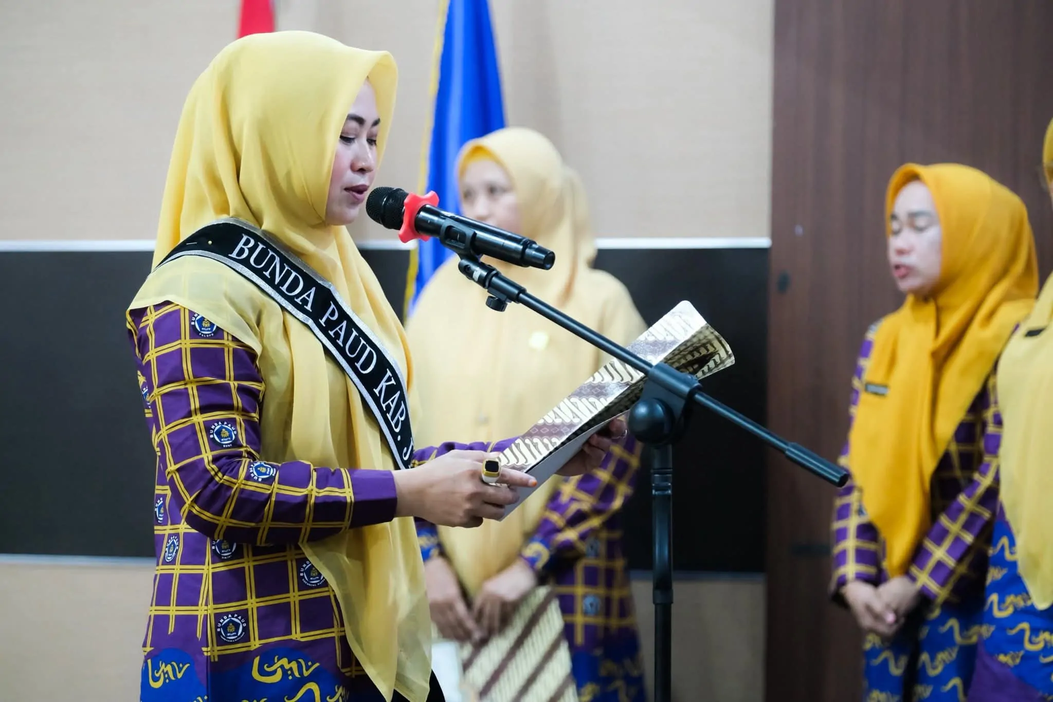 Hadiri Pengukuhan Bunda PAUD Kecamatan, Kelurahan dan Desa, Bupati Jeneponto Harap ini