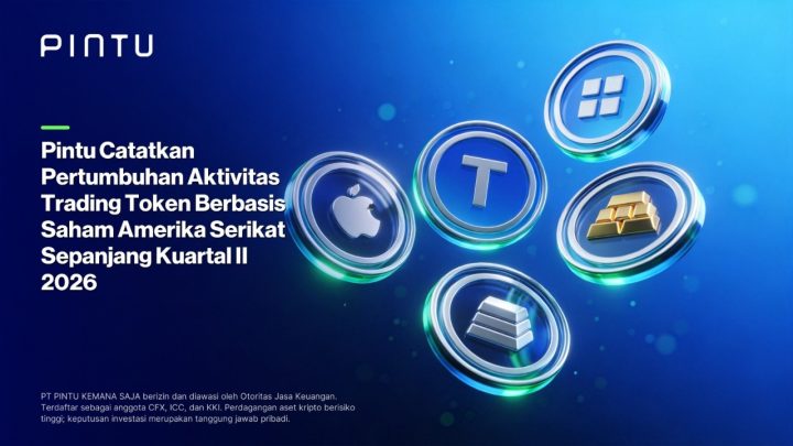 PINTU Catat Lonjakan Trading Token Saham AS, Trader Aktif Naik 18 Persen pada Kuartal II 2026 PINTU