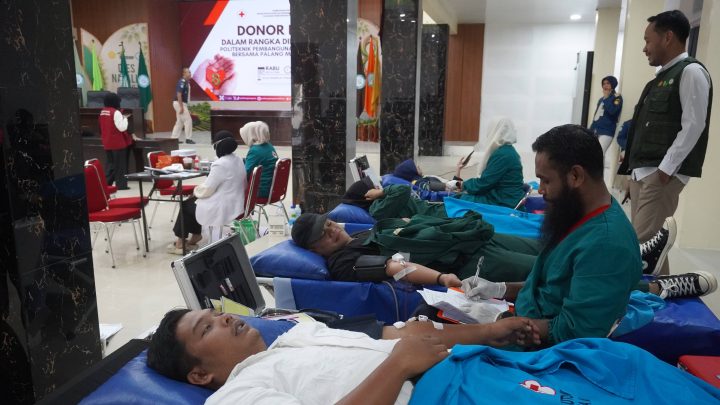 Polbangtan Gowa Wujudkan Kepedulian Sosial melalui Aksi Donor Darah Polbangtan Gowa