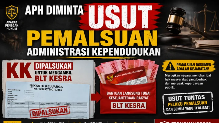 Dugaan Pemalsuan KK Muncul Terkait Pengambilan BLT Kesra di Desa Borongtala, APH Diminta Mengusut Tuntas Dugaan Pemalsuan