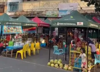 pedagang es kelapa muda Rotterdam