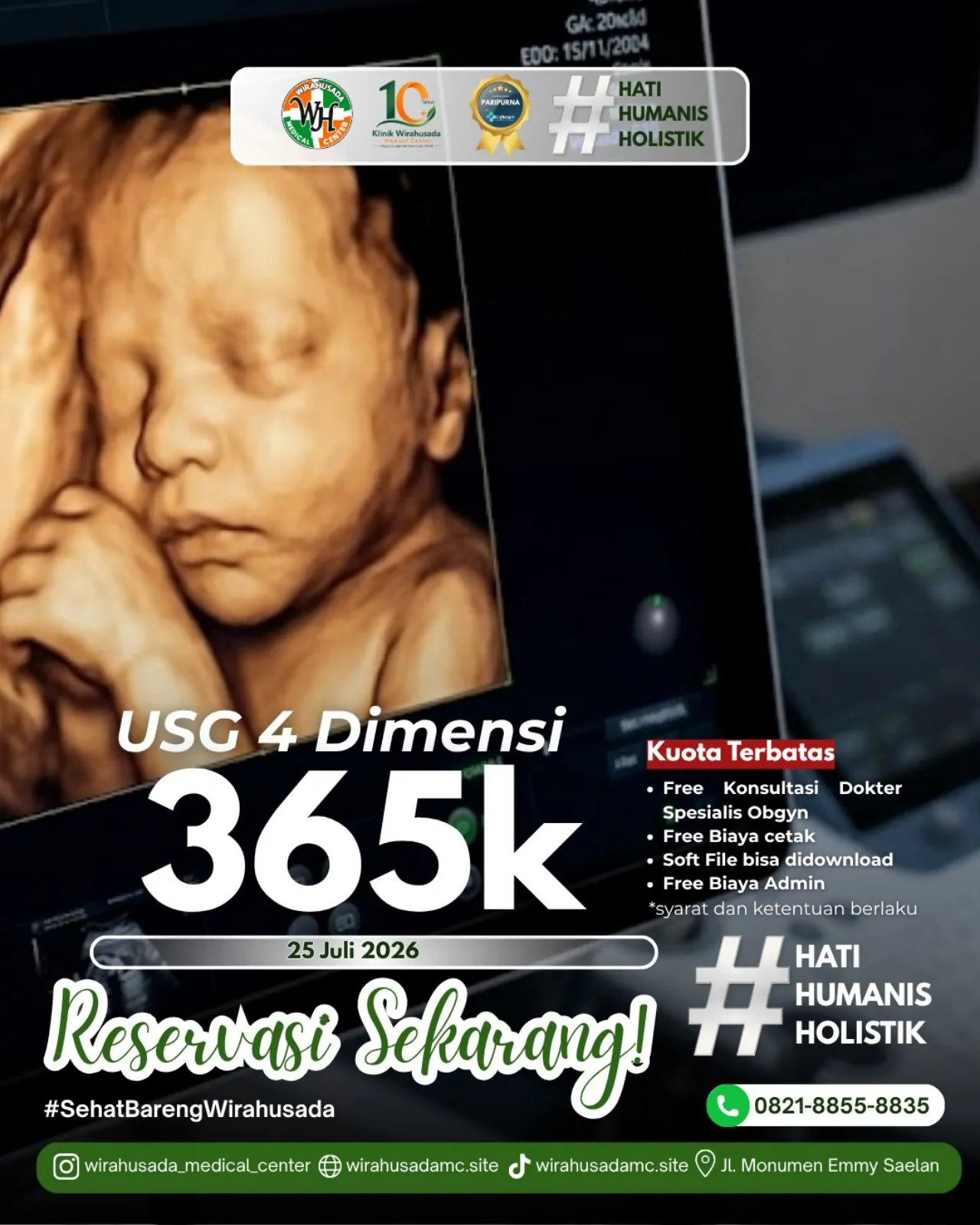 Klinik Utama Wirahusada Hadirkan Promo Juli 2026, Medical Check Up hingga Scaling Gigi