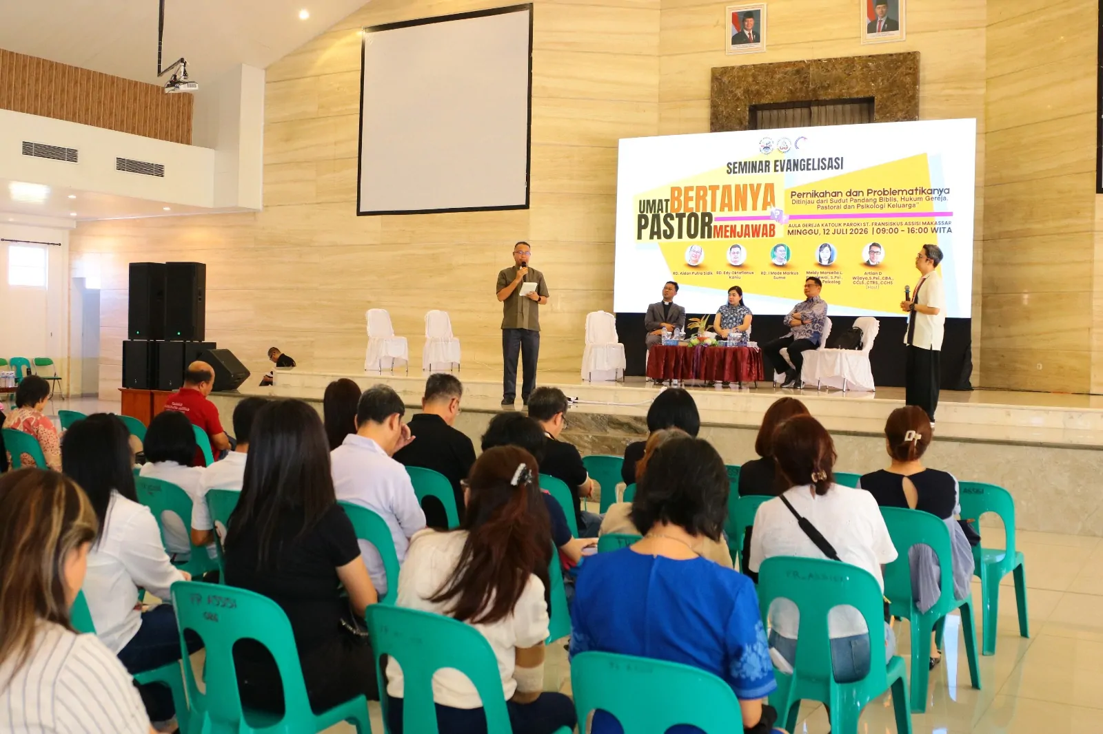 Kupas Tuntas Problematika Pernikahan, 250 Umat Padati Seminar Evangelisasi MBA KAMS