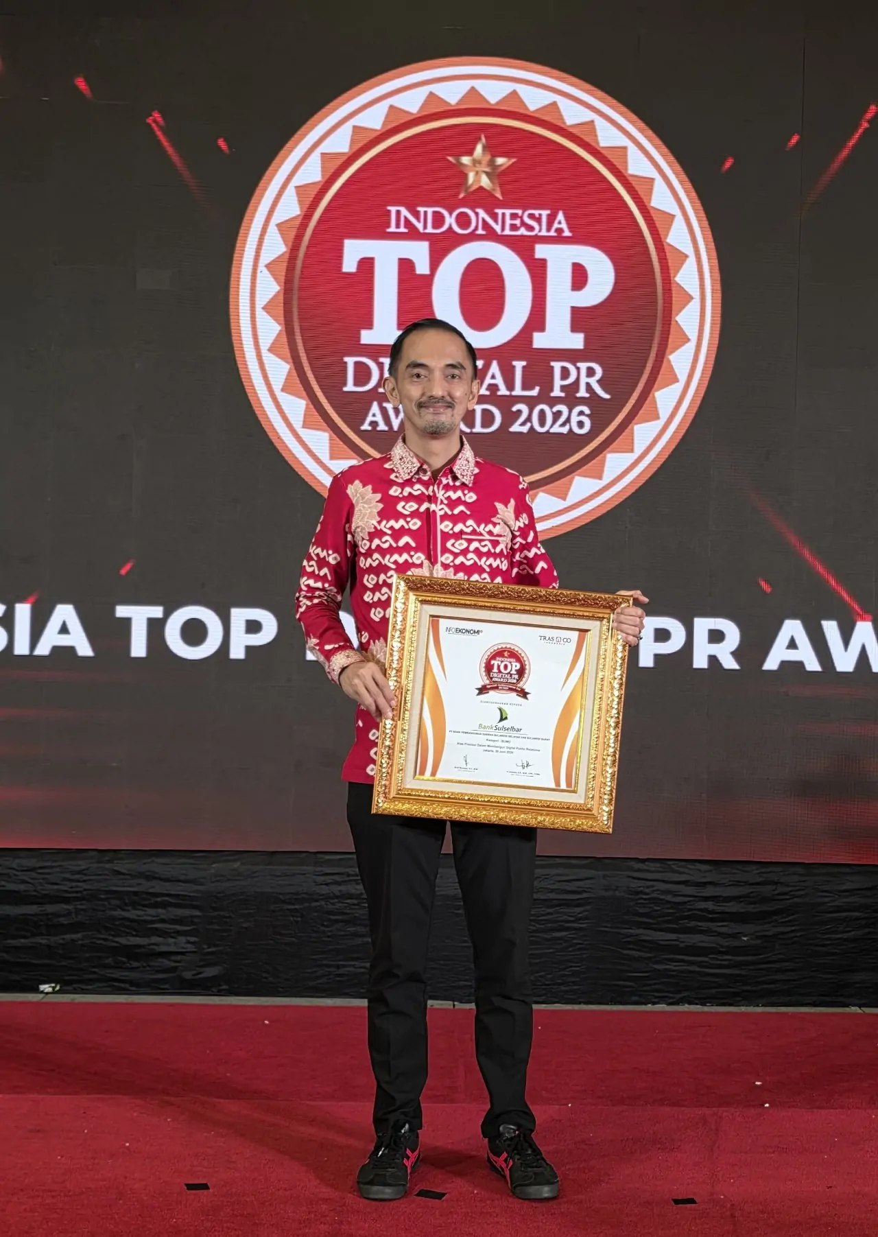 Bank Sulselbar Sabet TOP Digital PR Award 2026, Bukti Komunikasi Digital Makin Solid