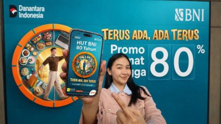 Rayakan HUT ke-80, BNI Tebar Promo hingga Rp8 Juta untuk Nasabah HUT ke-80 BNI