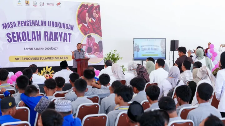 Gubernur Sulsel Buka MPLS Sekolah Rakyat Terintegrasi 3, 270 Siswa Siap Wujudkan Mimpi Pemprov Sulsel