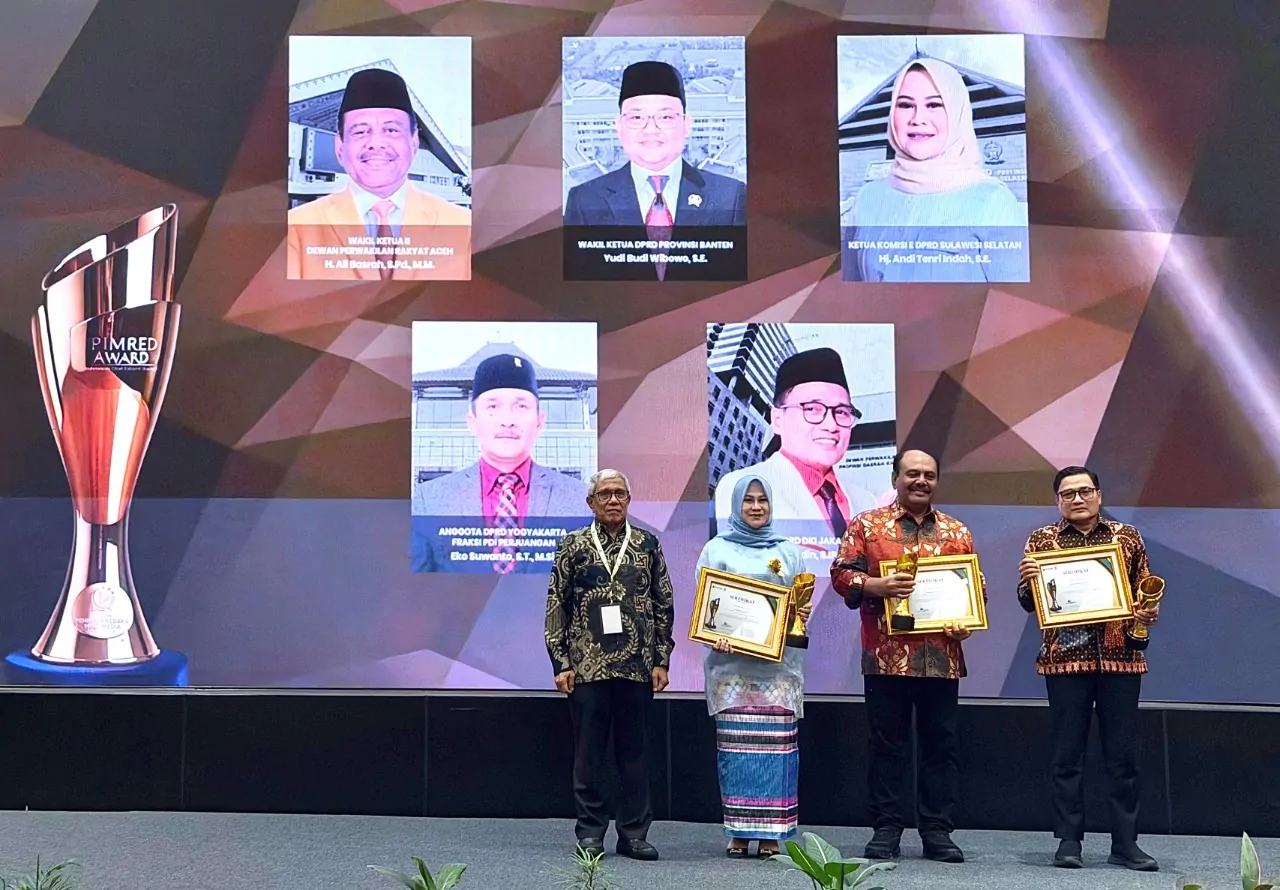 Andi Tenri Indah Dinobatkan sebagai Legislator Provinsi Terbaik dalam Pemred Award 2026