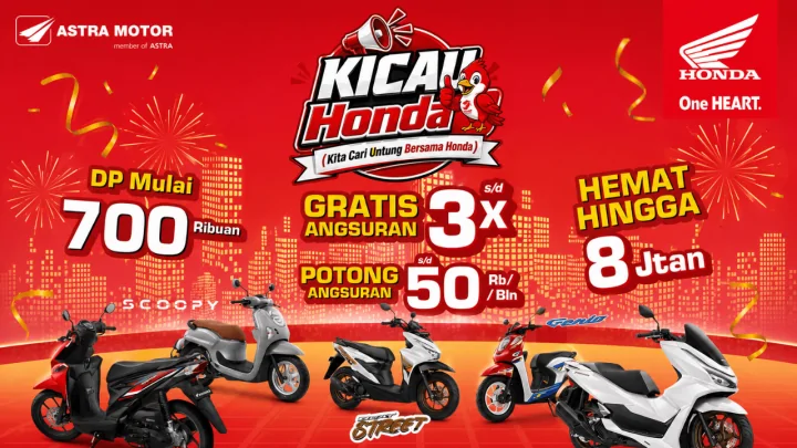 Asmo Sulsel Hadirkan Promo Kicau Honda, DP Mulai Rp700 Ribu dan Hemat hingga Rp8 Juta asmo sulsel