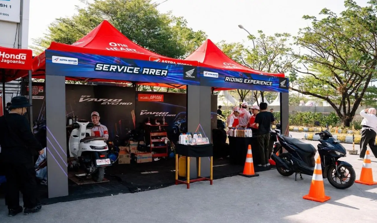 Ribuan Pengunjung Padati Regional Public Exhibition New Honda Vario Evo 160 di Latihan Pestapora Makassar