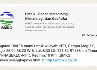 Gempa M 7