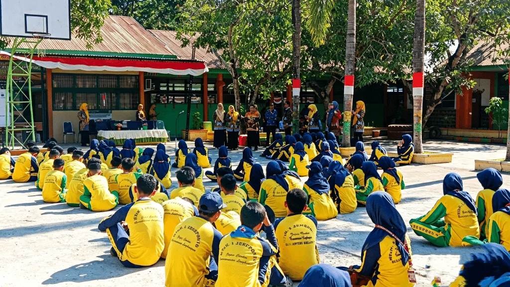 Dinkes Jeneponto Gelar Aksi Bergizi di MTsN 1 Jeneponto, Libatkan Ratusan Siswa