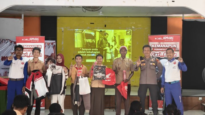 Asmo Sulsel dan Polsek Somba Opu Edukasi Keselamatan Berkendara kepada Pelajar SMA Hasanuddin Gowa Asmo Sulsel