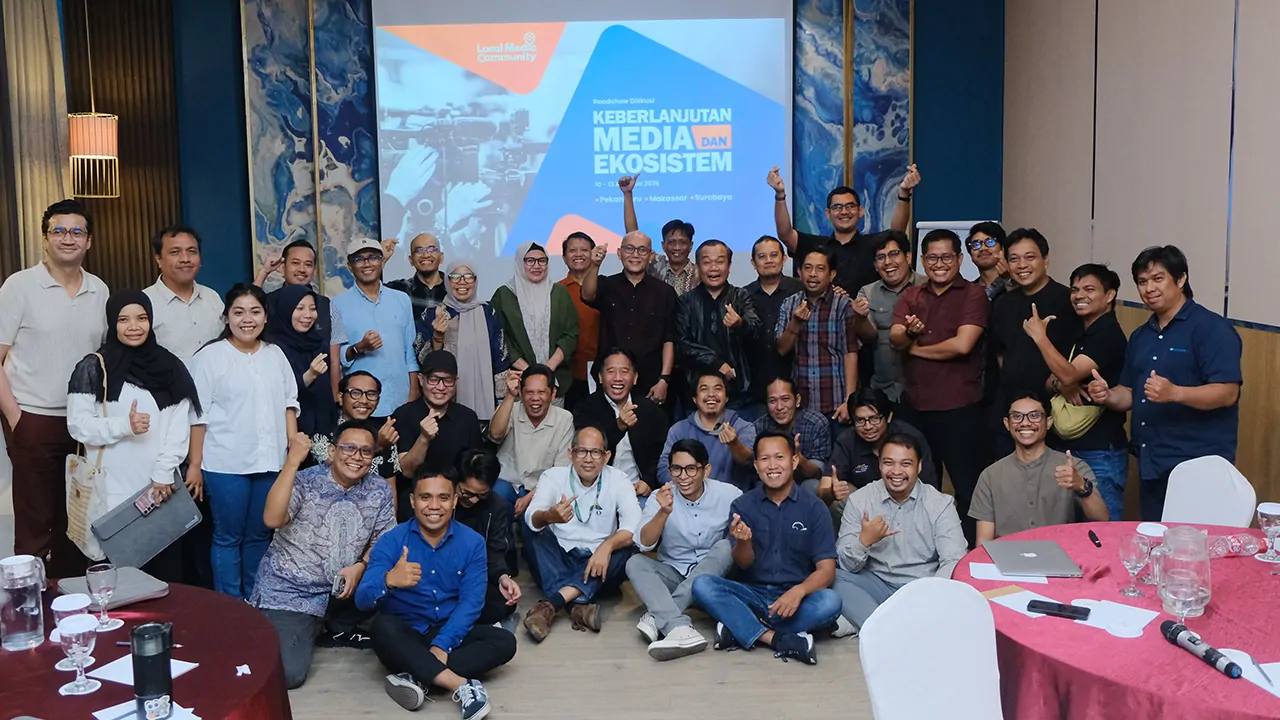 Local Media Community Bahas Strategi Media Menghadapi Badai Efisiensi di Makassar