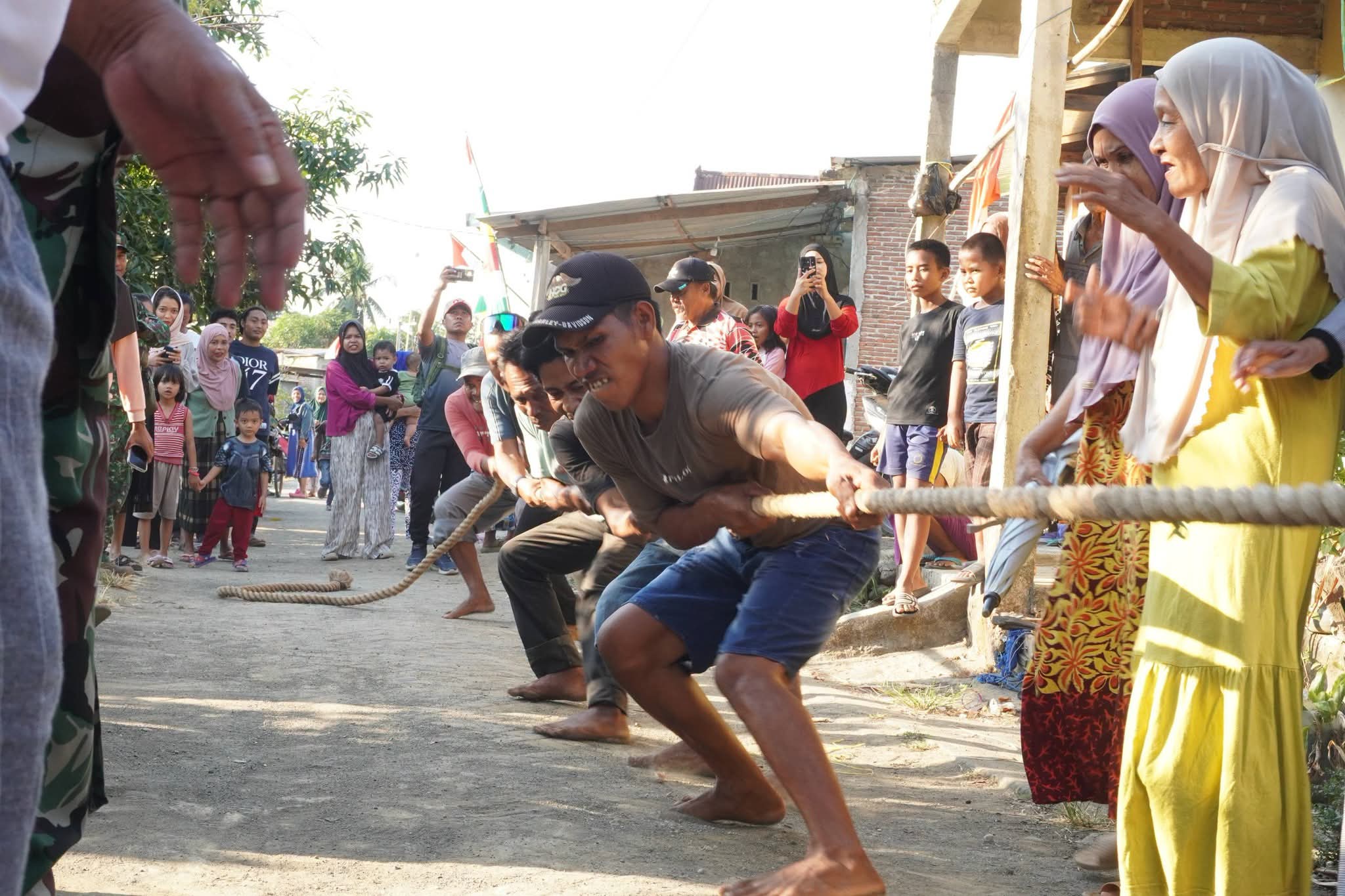 Makna Seutas Tali Di Jembatan Garuda Merah Putih Menjadi Semangat HUT Ke-81 Kemerdekaan RI