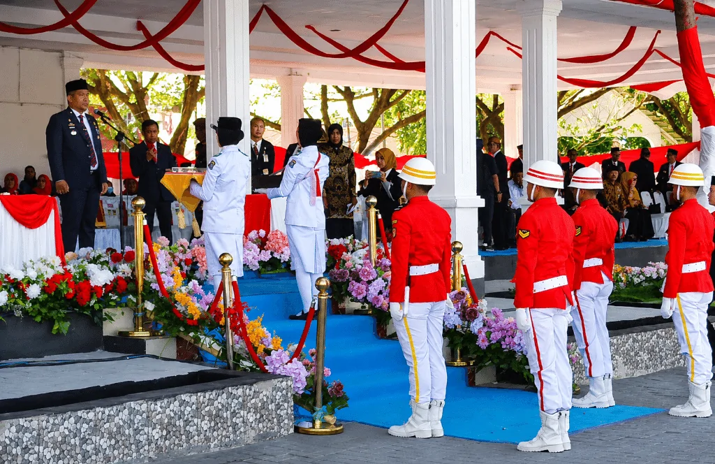 Merah Putih Berkibar Khidmat di Lapangan Parang Passamaturukang, Jeneponto Kukuhkan Semangat HUT ke-81 RI