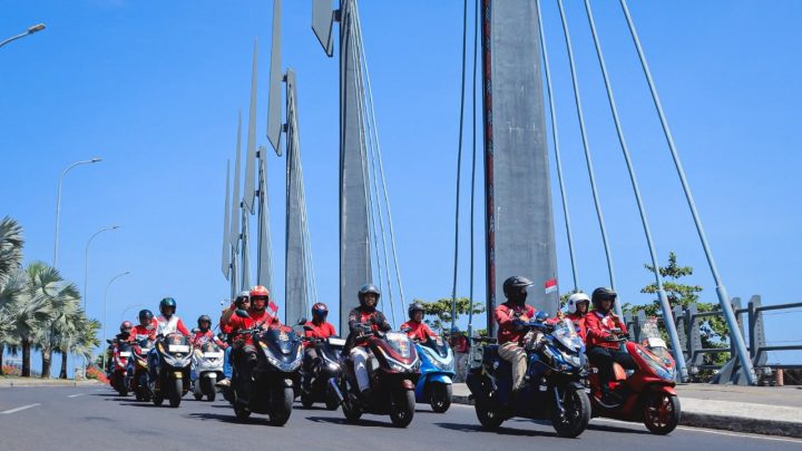 Rayakan HUT ke-81 RI, Asmo Sulsel Padukan Convoy Merdeka dengan Edukasi Safety Riding dan Aksi Sosial Asmo Sulsel HUT RI