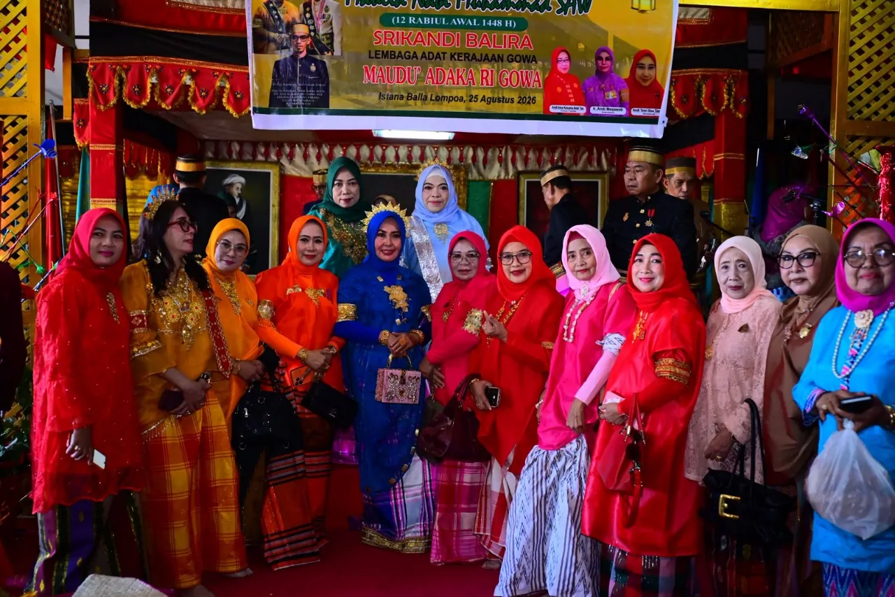 Srikandi Balira Sukses Gelar Maudu’ Adaka Ri Gowa di Balla Lompoa, Lestarikan Tradisi dan Nilai Keislaman