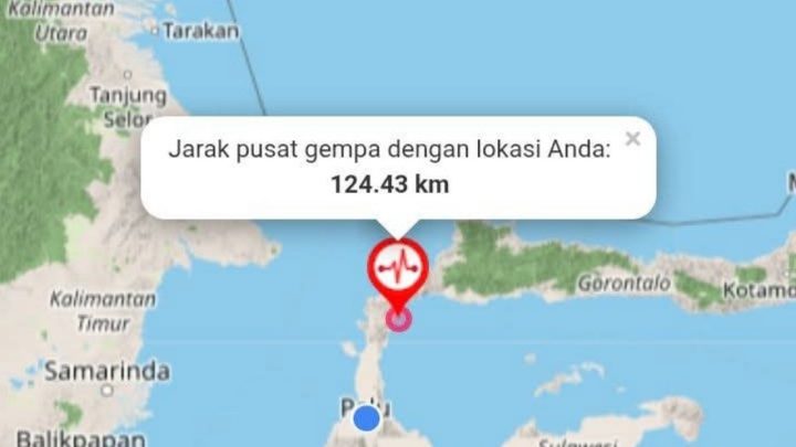 Gempa M6,2 Guncang Sulawesi Tengah, BMKG: Tidak Berpotensi Tsunami
