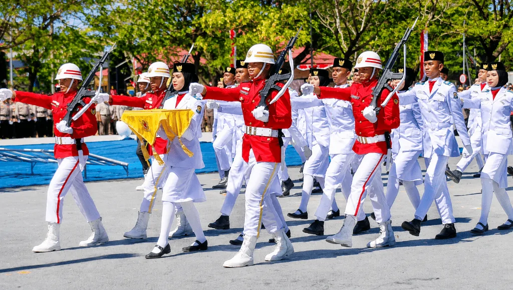 Merah Putih Berkibar Khidmat di Lapangan Parang Passamaturukang, Jeneponto Kukuhkan Semangat HUT ke-81 RI
