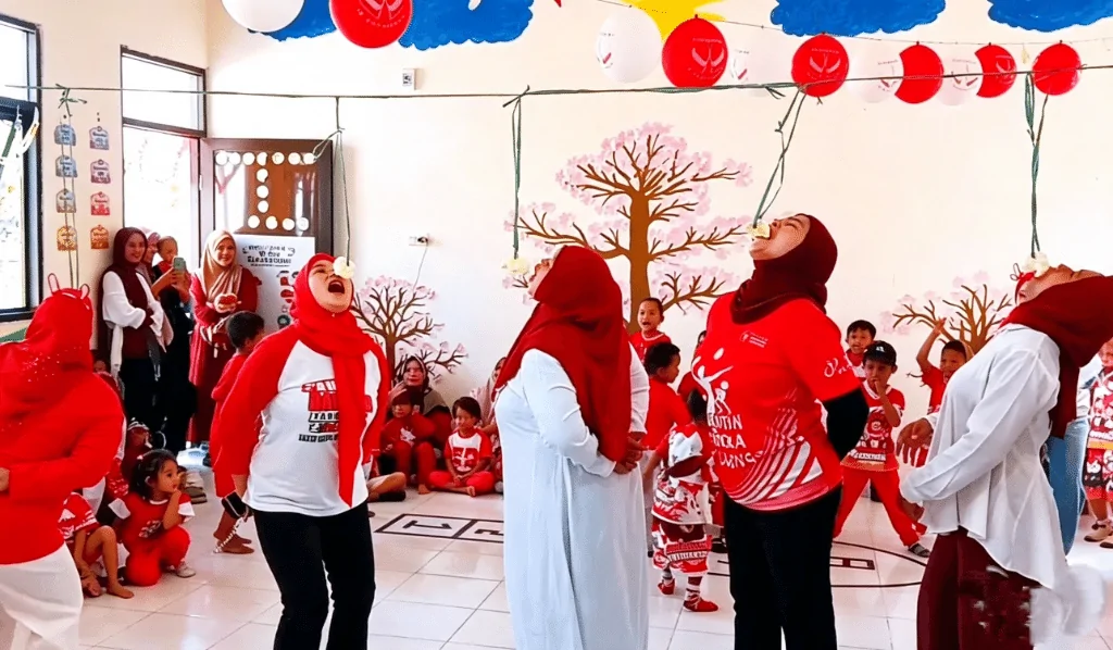 Meriah, TK Hj Sitti Aminah Binamu Semarakkan HUT ke-81 RI dengan Lomba Siswa dan Orang Tua
