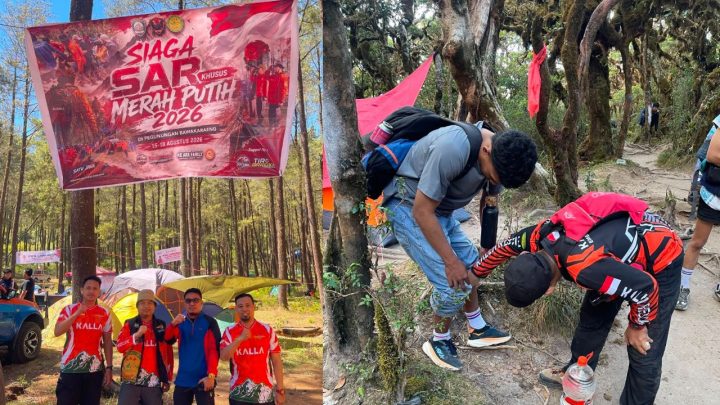 Kalla Rescue Konsisten Jalankan Misi Kemanusiaan di Siaga SAR Merah Putih Gunung Bawakaraeng Kalla rescue