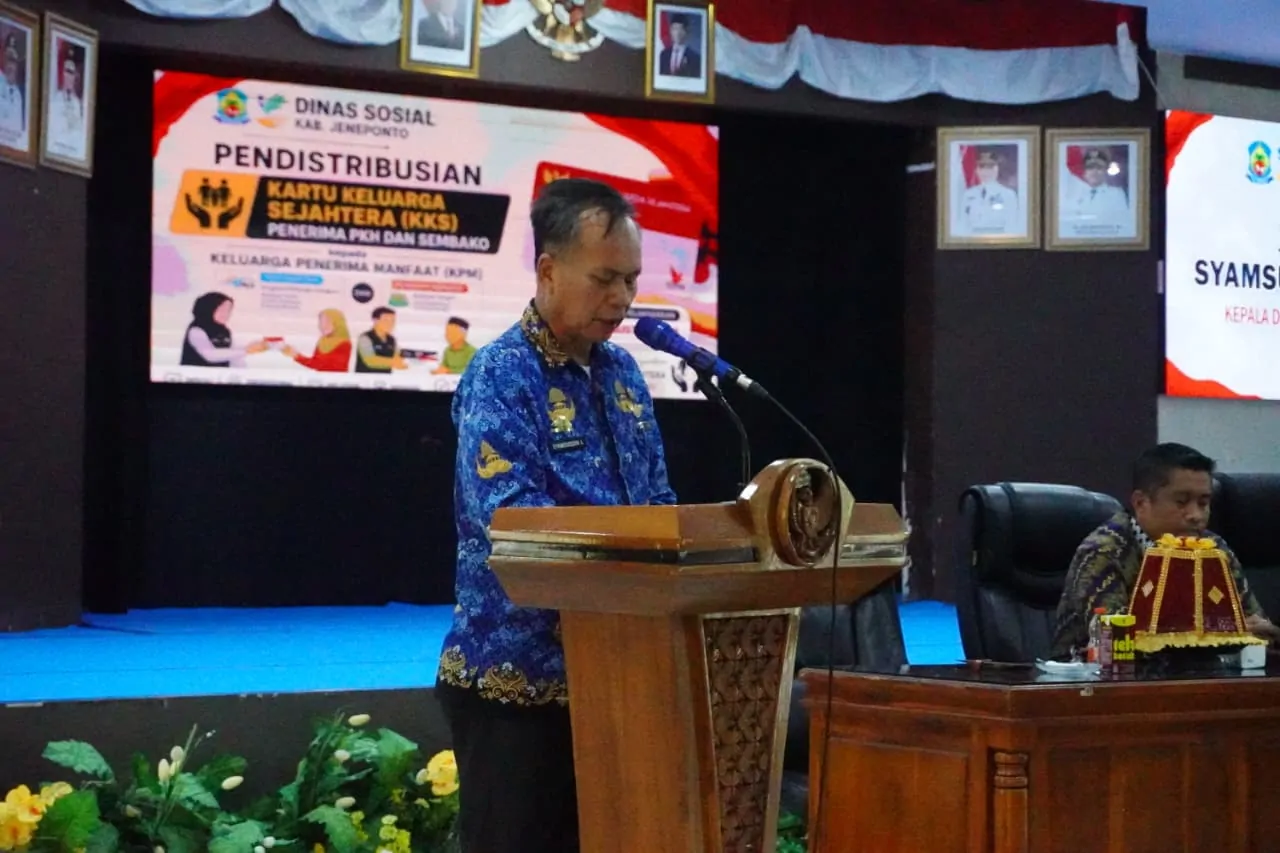Pemkab Jeneponto Resmi Distribusikan KKS Program PLH dan Sembako Tahap II Tahun 2026