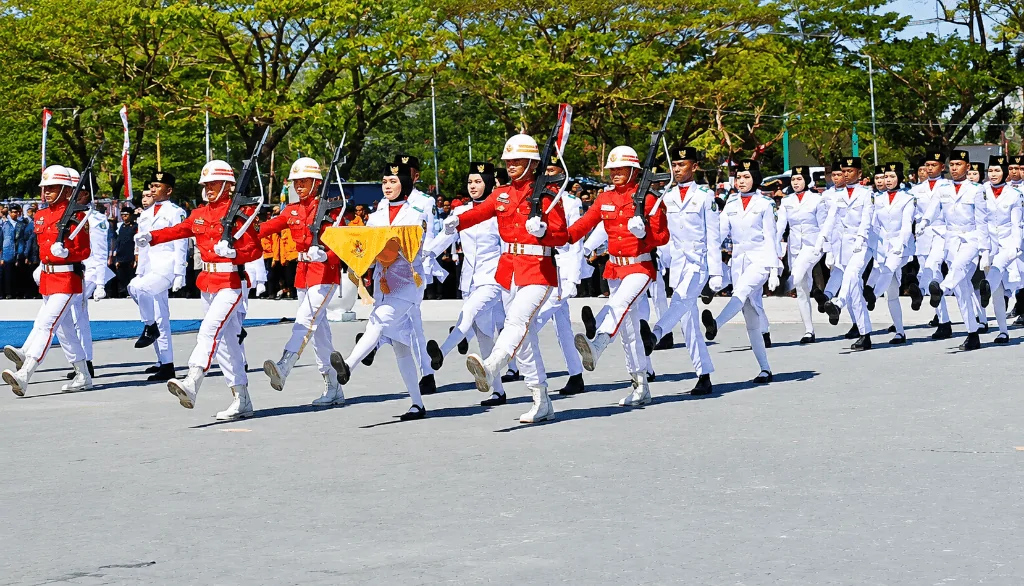 Merah Putih Berkibar Khidmat di Lapangan Parang Passamaturukang, Jeneponto Kukuhkan Semangat HUT ke-81 RI