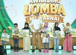 Pegadaian Kanwil VI Sulselbara Maluku Rayakan Hari Anak Nasional dengan Lomba Mewarnai di Makassar