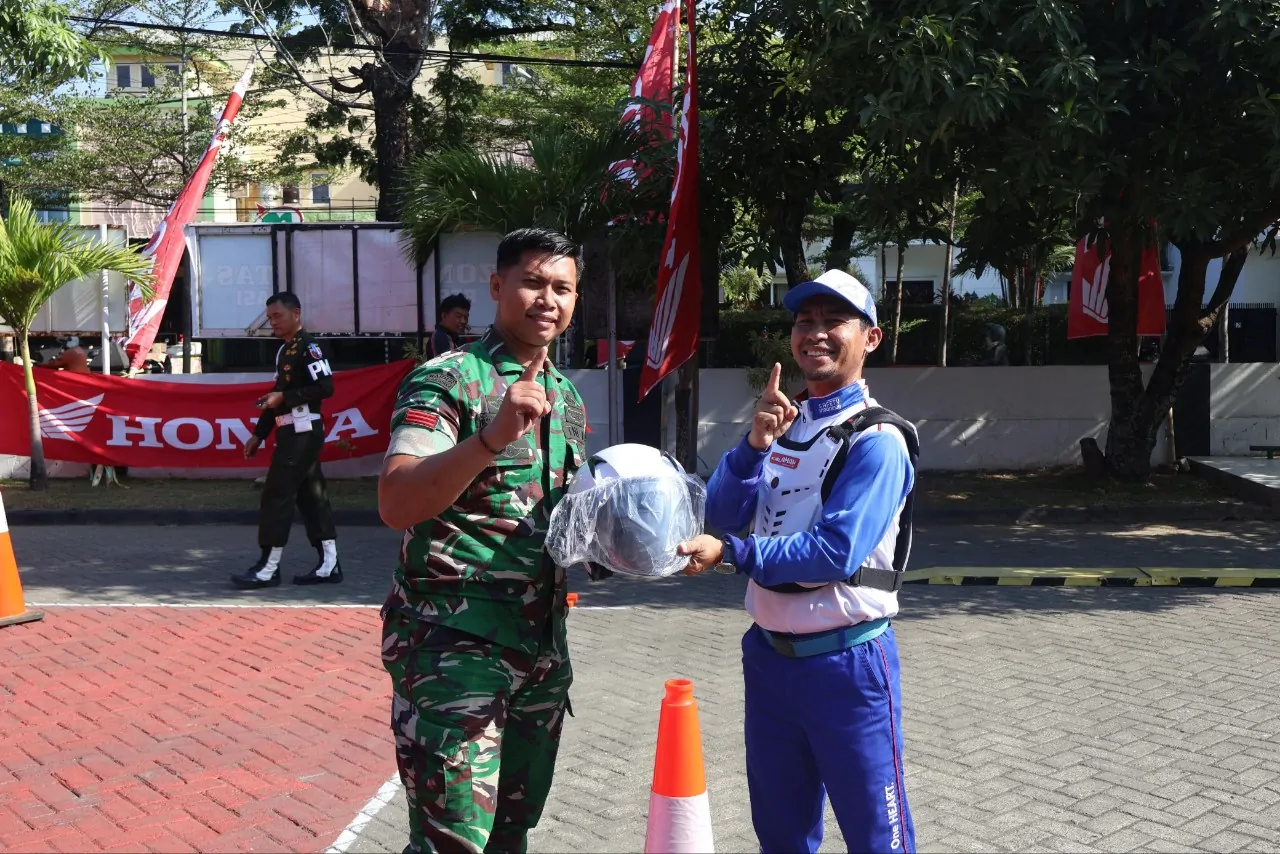 Asmo Sulsel Dorong Kesadaran Tertib Berlalu Lintas Lewat Edukasi Safety Riding