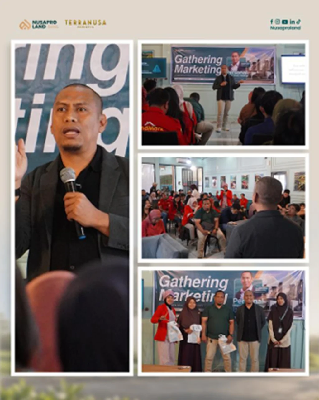 Nusapro Land Gelar Marketing Gathering Terra Nusa Perintis, Tegaskan Komitmen Regulasi dan Hadirkan Solusi Hunian dengan Pembiayaan Syariah