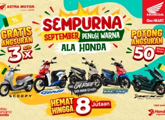 Promo Honda September 2026