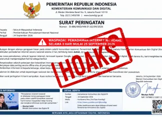 hoaks pemadaman internet
