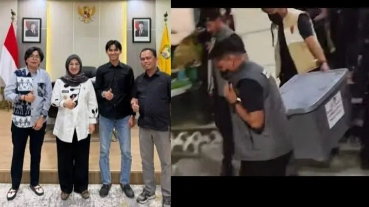 Setelah 'Heboh' Pertemuan HT dengan Beberapa Pimpinan DPRD, Kini Rujab dan Kantor Bupati Gowa Digeledah Tim Gabungan Polri Kantor bupati gowa